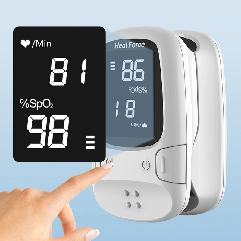 Free Sample Heal Force Wholesale Manufacturer CE Certificate Digital Oximeter Pulse Oximeter