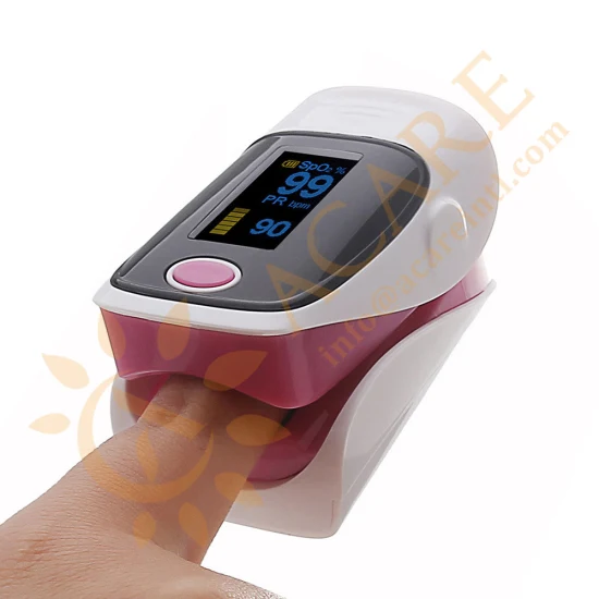 CE/FDA 승인 성인/소아과용 손가락 끝 맥박 산소농도 측정기 SpO2 모니터