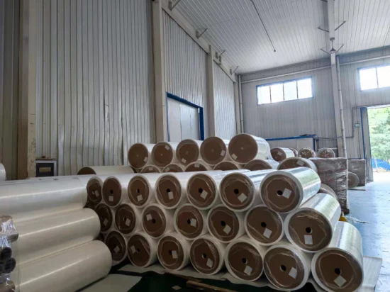 중국 공장 공급 의료 보호 작업복 직물 비 길쌈된 방수 박판으로 만들어진 작업복